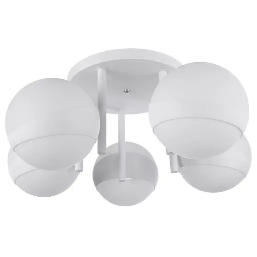 Люстра Brille потолочная молекула в спальню E27 60W WH (BL-315C/5) - фото 6