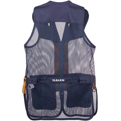 Жилет стрелковый Fabarm Superlative Summer XL Синий/оранжевый - фото 6