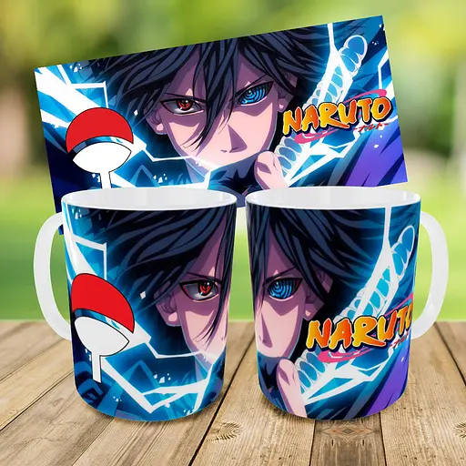 Набір дитячий Аніме Наруто Акацукі рюкзак 36х27см сумка-бананка, кружка з принтом для хлопчика (01647) - фото 9