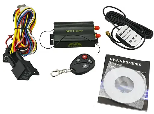 Автомобильный GPS трекер TK103 жучок маячок GSM GPRS Черный - фото 6