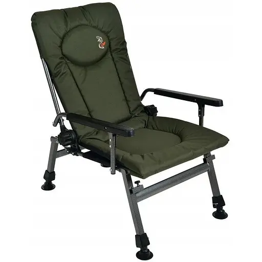 Крісло коропове рибальське M-Elektrostatyk F5R з підлокітниками модель 2021 - фото 1