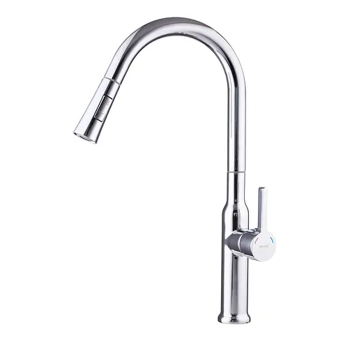 Смеситель для кухни с выдвижным изливом Mixxus Premium PULL 014 MI6958 Хром - фото 4