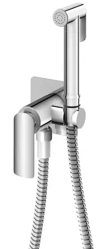 Набір гігієнічного душу Kohlman Experience хром QW135E, Хром - фото 1