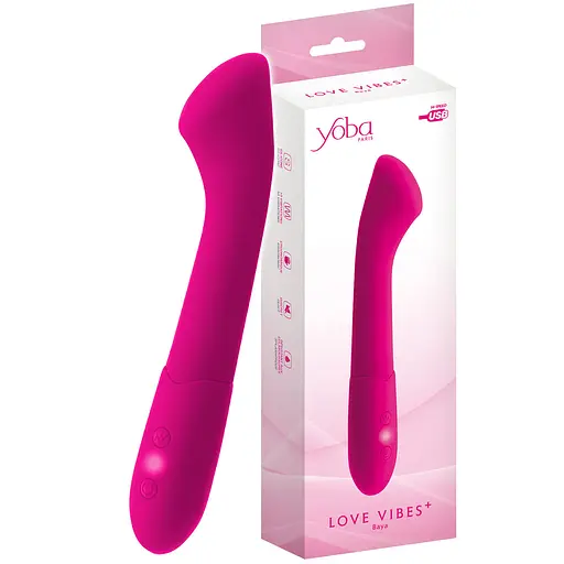 Вібратор Yoba Love Vibes Baya 18.6 см (рожевий) - фото 3