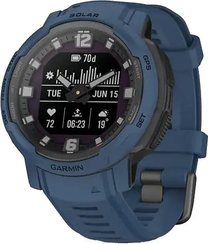 Смарт-часы Garmin Instinct Crossover Solar Tidal Blue (010-02730-12/02)