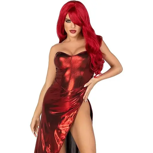 Сукня Leg Avenue Shimmer bodysuit with skirt M