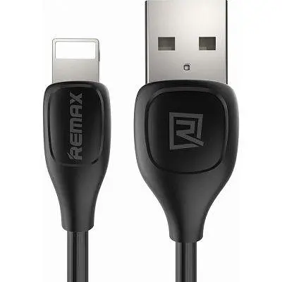 Кабель Remax Lesu Pro - Lightning (RC -160) 1 метр черный - фото 1