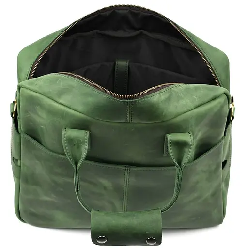 Мужская сумка для ноутбука 17" из натуральной кожи TARWA 33х43х9 см sum0028405 - фото 8