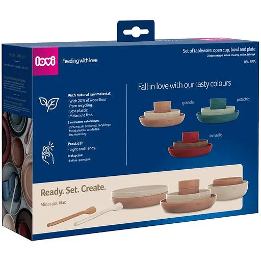 Набор посуды с кружкой LOVI Tamarillo (21/532_red) - фото 4