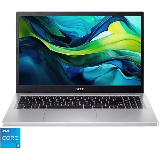 Ноутбук Acer 15.6'' Aspire Go 15 AG15-71P, FHD IPS, процесором Intel Core i5-13420H (12M Cache, up to 4.60 GHz), 16GB DDR5, 1TB SSD, Intel UHD, No OS, Pure срібний