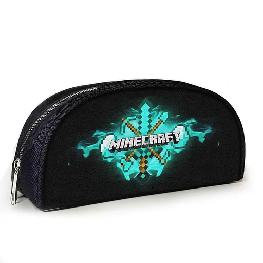 Пенал шкільний Minecraft Меч 23х10х8 см з принтом для хлопчика (02800)