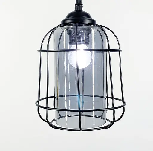 Мінімалістичний підвіс з двома варіантами плафонів Line.F Колір плафона Янтарний - фото 4