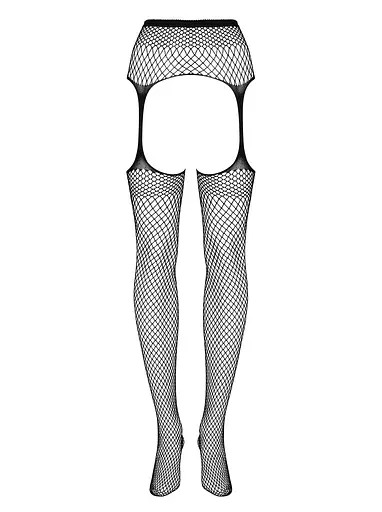 Колготки з імітацією панчох Obsessive Garter S815 S-L чорний - фото 6