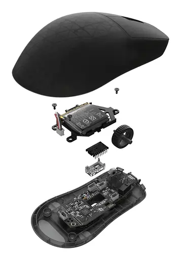 Мышь ENDGAME GEAR OP1w 4k v2 Black (Transparent) (PGW-EG-MOU-073) - фото 7