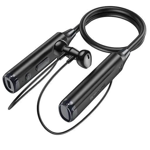 Навушники Borofone BE64 Perfect neckband BT earphones бездротові спортивні чорні - фото 3