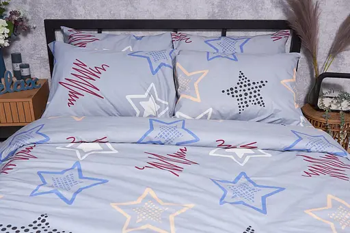 Набор наволочек Moon&Star Бязь Gold Люкс Light Stars 40х60 см 2 шт - фото 1