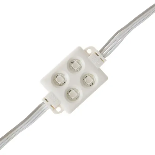 Кольоровий LED модуль на магніті Brille 220V 0.96W SMD 5050 RGB IP65 (BY-015/4) L4-013