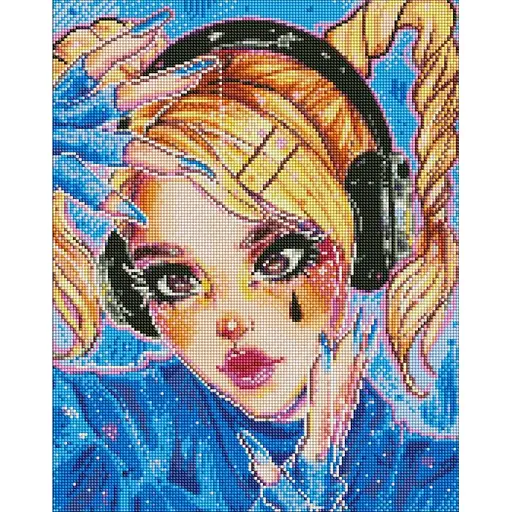 Алмазна мозаїка Ритмічна музика nila_art_art AMO7598 40х50 см Ідейка