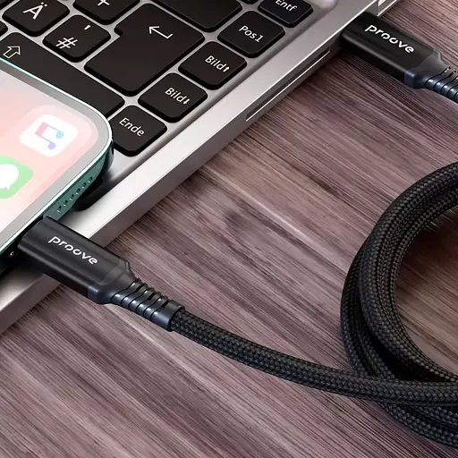 Кабель Proove Speed Line USB-C to USB-C 240W USB 4.0 1m Black (CCSL60002201) [130722] - фото 5