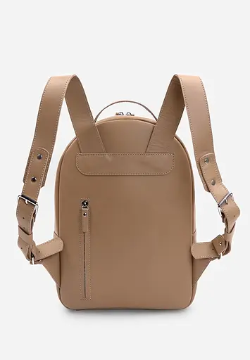 Шкіряний рюкзак Groove M карамель краст - фото 4