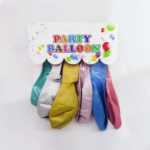 Набір латексних куль, 8 шт., 30 см, металік (В асортименті) 1211-2