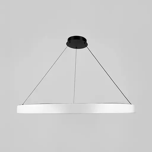 LED люстра подвесная в черном кольцевом корпусе Ø 90 см | Line F | Ст. MJ313-900 BK - фото 4