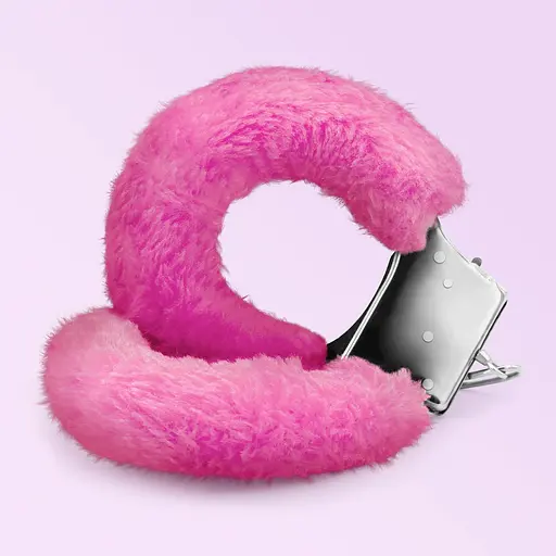 Наручники Crushious Love Cuffs Furry (рожевий) - фото 6