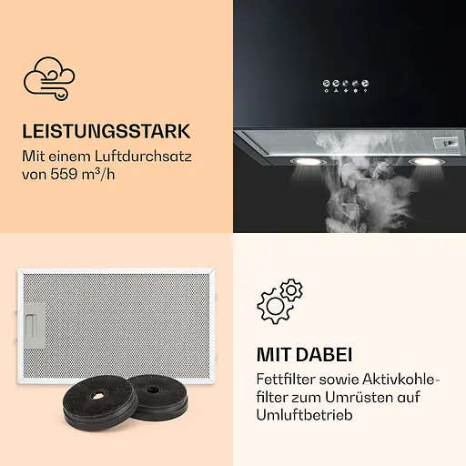 Вытяжка кухонная Klarstein Monumenta (10039393) - фото 6