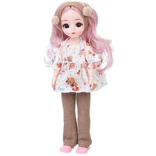 Детская игровая кукла Bambi F0322 White шарнирная размер 29 см - фото 1