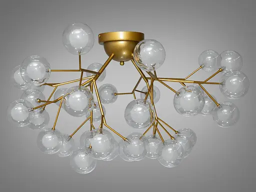 Пріміум-клас в світі світла, дизайнерська люстра "Світлячок", 36 ламп - фото 1