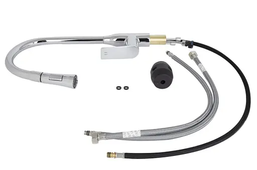 Смеситель для кухни Qtap Vlasta New с выдвижным изливом QTVLA344CRM45646 - фото 7