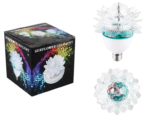 Лампа обертова Квітка, 13-75, зі світловими ефектами, LED