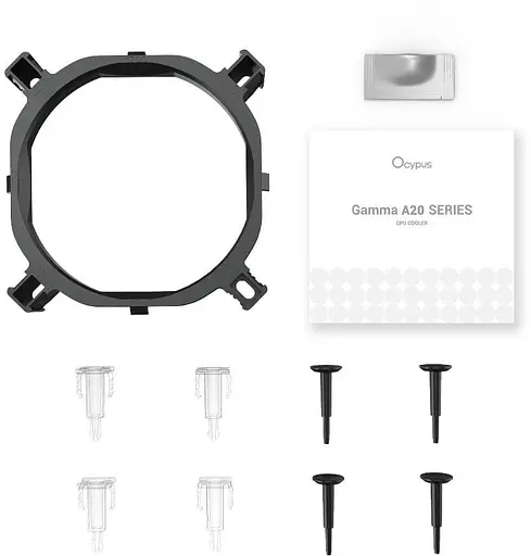 Кулер для процессора Ocypus Gamma A20 ARGB Black (GAMMA-A20-BK1AAWN00F-GL) - фото 8