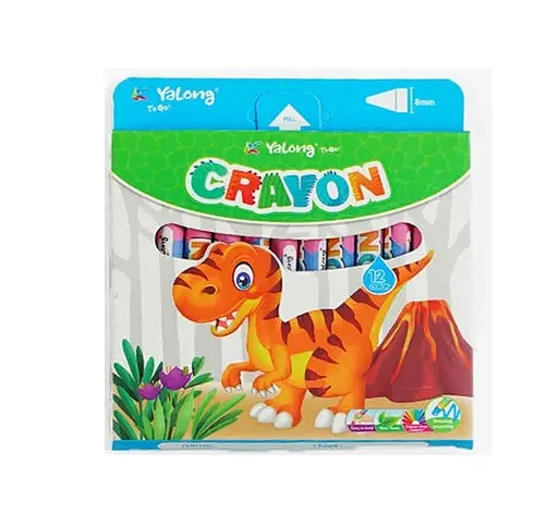 Восковые карандаши С 62117, 12 цветов, в коробке (6900067621177) Оранжевый - фото 1