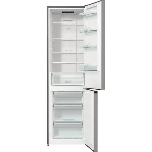 Холодильник Gorenje з нижн. мороз. камерою 200х60х60 см 2 двері 235(96)л А++ NoFrost+ сірий - фото 9
