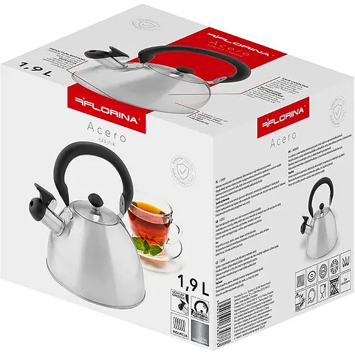 Уцінка. Чайник нержавіючий Florina Acero 1.9 л  (5C0773) - фото 2