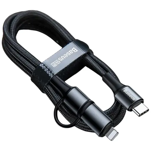 Кабель Baseus Combo Twins 2 в 1 CATLYW-H01 - фото 1