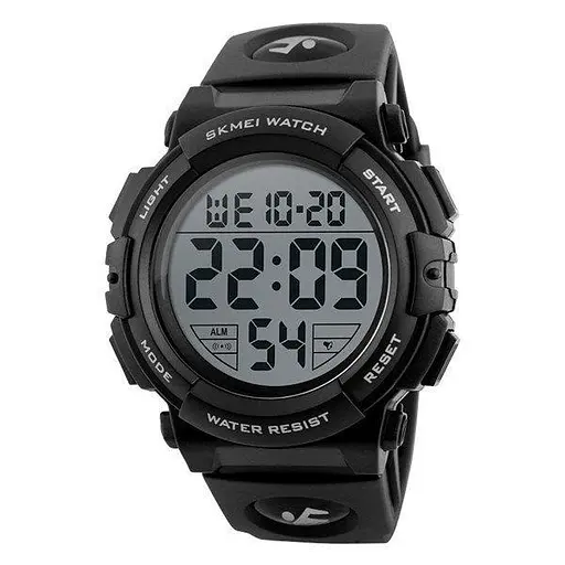 Мужские спортивные наручные часы Skmei 1258 Черный - фото 2