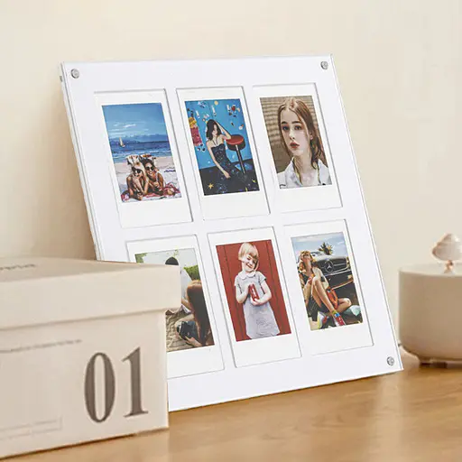 Фоторамка Fujifilm Instax Mini на 6 фото акрилова біла - фото 2