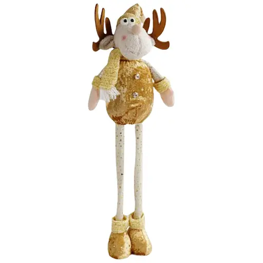 Новогодняя декоративная игрушка C 67888-2 с телескопическими ножками, олень