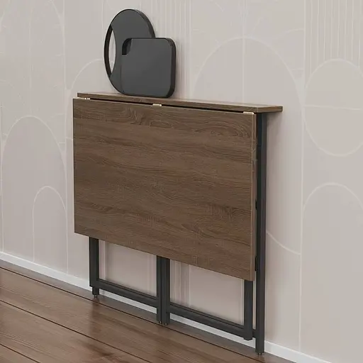 Стіл розкладний Моріс Ferrum-decor 750x1000x600 Чорний метал ДСП Дуб Сонома Трюфель 16 мм (FRD-104673) - фото 6