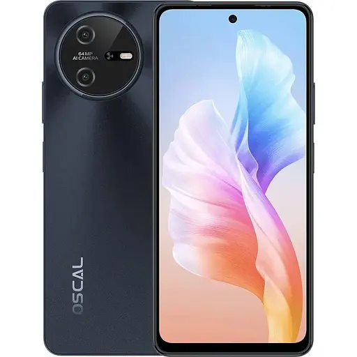 Смартфон Blackview Смартфон Oscal Tiger 12 8/128Gb Cloudwing Grey UA UCRF