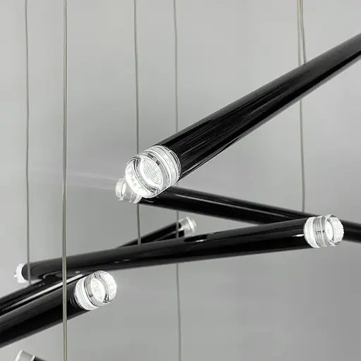 Каскадный светильник A-TUBE NANO в черном корпусе Line.F MJ 150 BK - фото 5