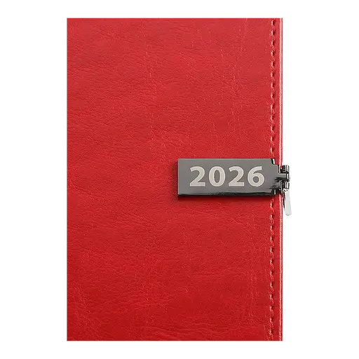 Ежедневник датированный Buromax Legend 2026 A5 искусственная кожа красный (BM.21149-05) - фото 4