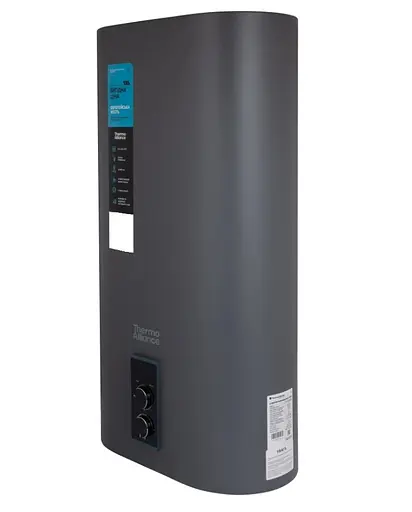 Водонагрівач електричний Thermo Alliance, 2 кВт, сухий ТЕН, 80 л плоский, вертикальний, прямокутний, сірий (DT80V20GPDD2G) - фото 3
