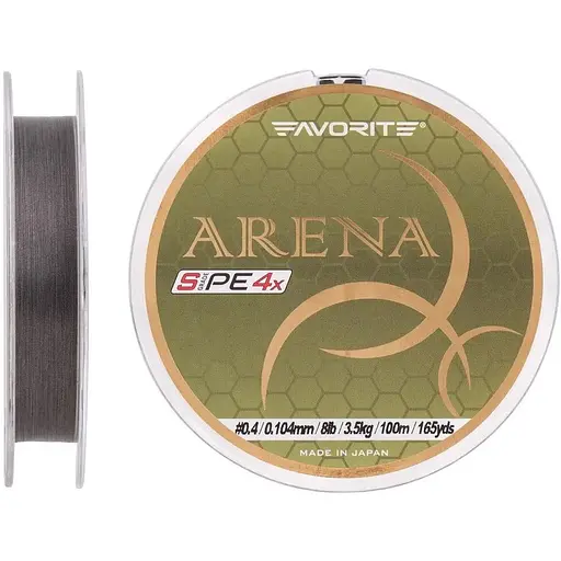 Шнур Favorite Arena PE 4x 100 m #0.4/0.104 mm 8lb/3.5 kg (1013-1693.10.95)