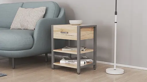 Тумба універсальна Вів'єн 1/2 50x41x40 сірий ДСП Дуб Сан-Марино 16мм FRD-104134 - фото 2