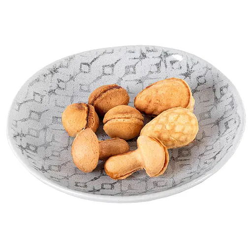 Форма для випічки горішків горішниця "Лісове Асорті" горішки шишки грибочки з антипригарним/тефлоновим покриттям, Ласунка Чорний 86408 - фото 5