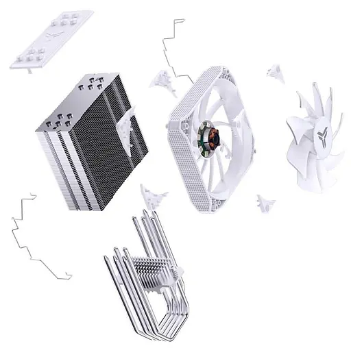 Кулер для процессора Jonsbo PISA A5 ARGB White (PISA A5 White) - фото 8