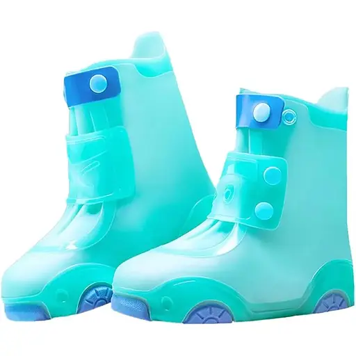 Бахилы детские на обувь ПВХ H003 S 26-27 Green (17562)